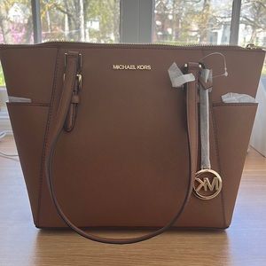 Michael Kors leather tote - new with tags!